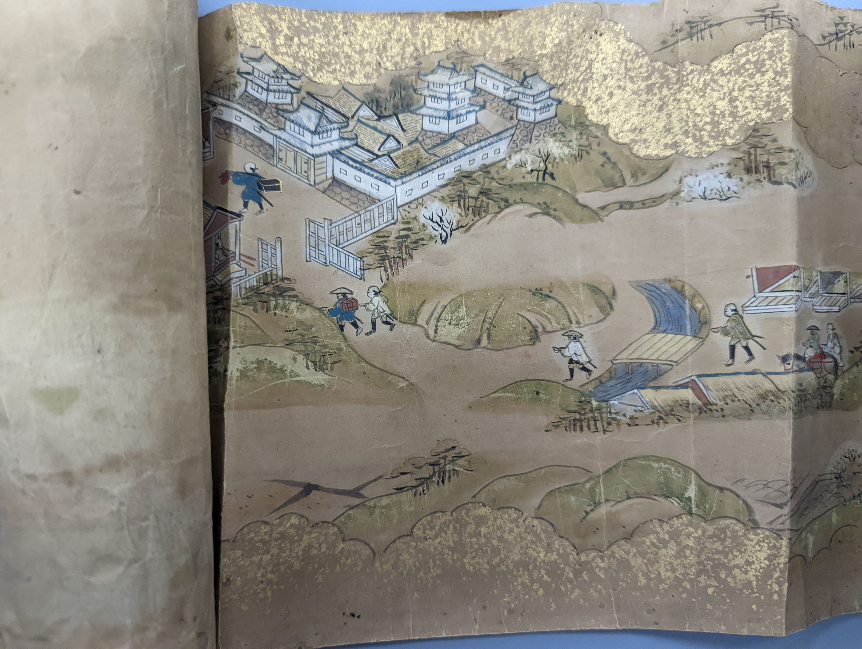 A Japanese fragment of a scroll